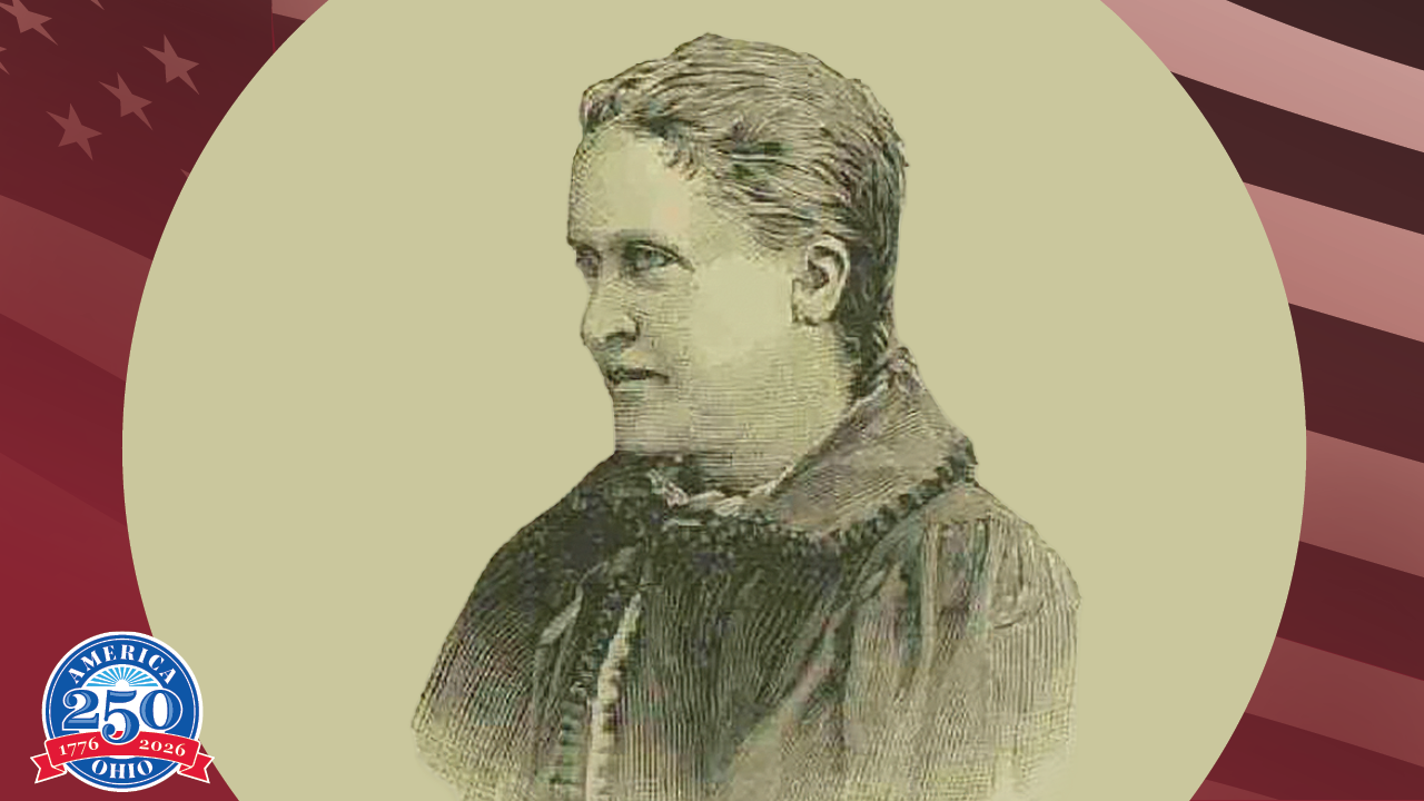 historic illustration of Nettie Cronise
