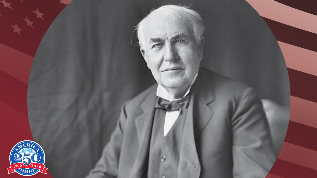 historic photo of Thomas Edison
