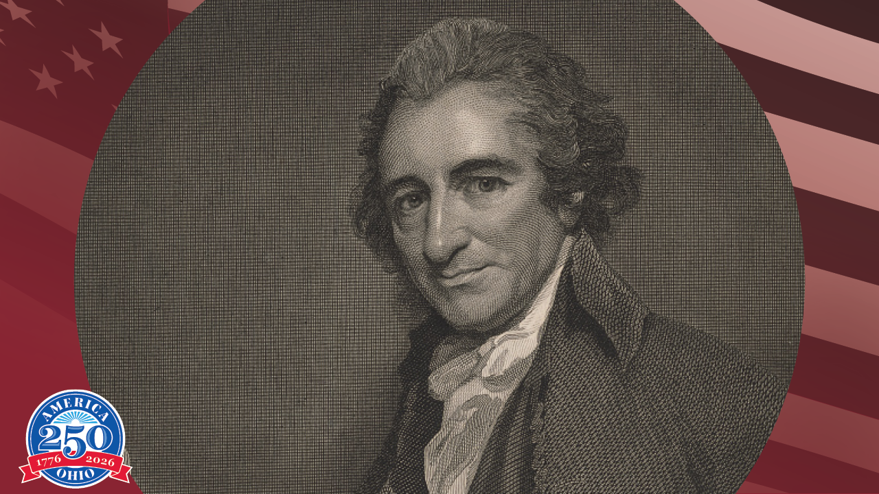 Historic illustration of Thomas Paine