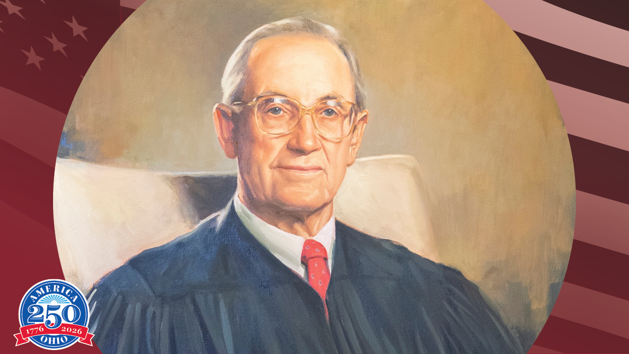 Painting of Justice Paul Wesley Brown