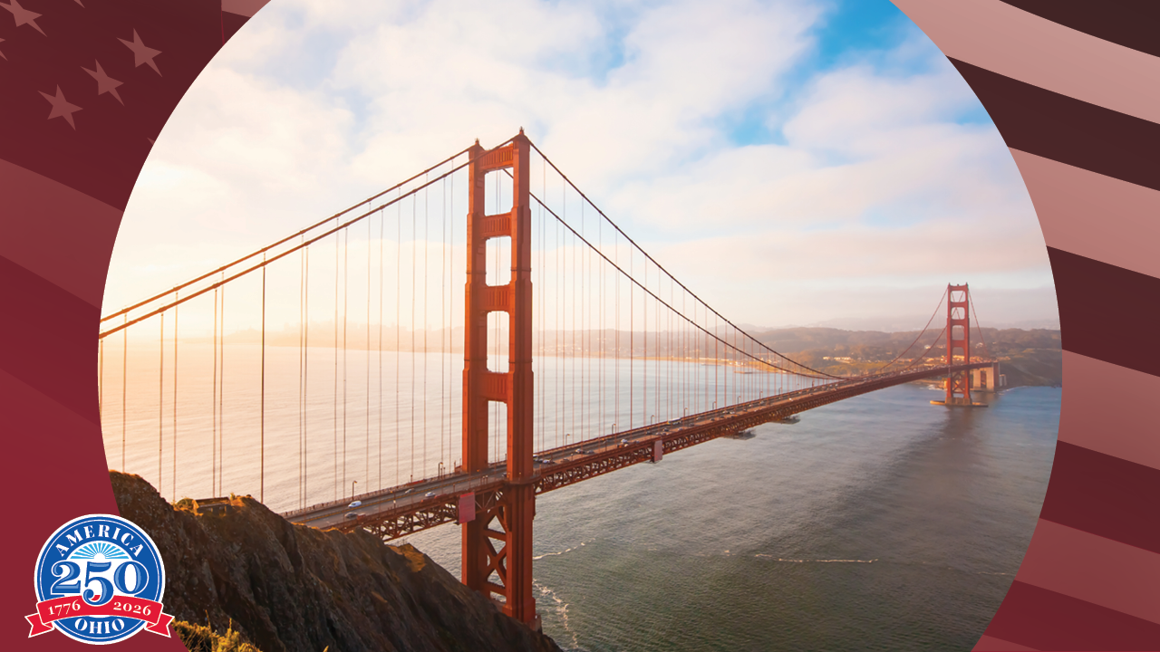 Aerial photo of the Golden Gate Bridge