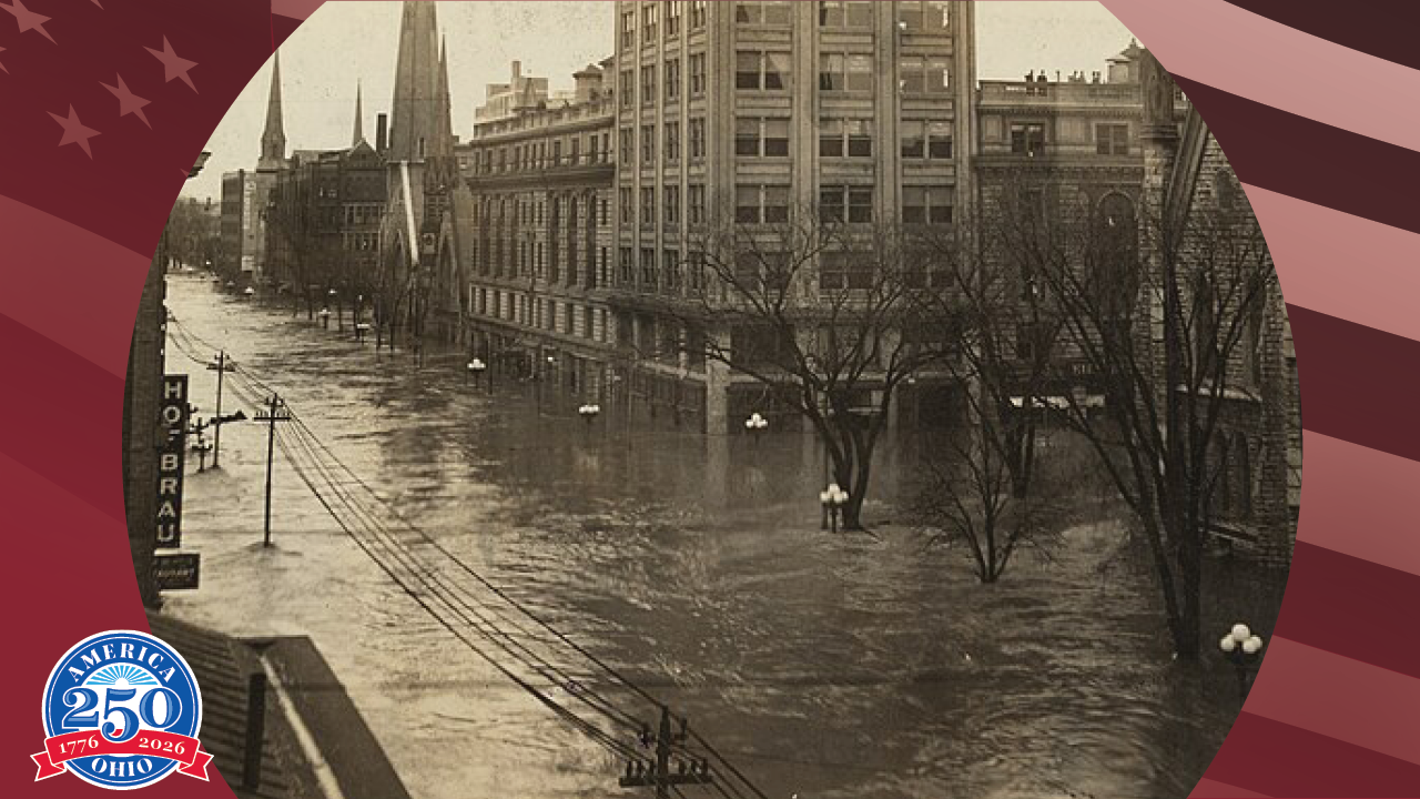 historic photo of the Great Flood of 1913