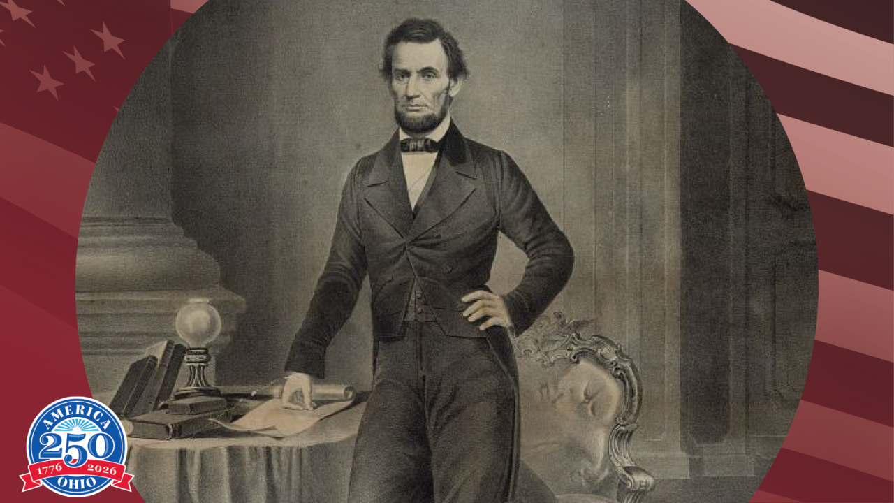 Historic illustration of Abraham Lincoln