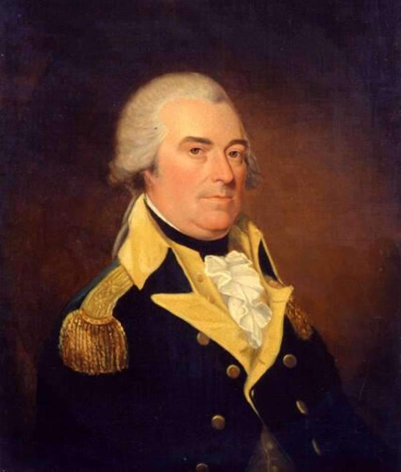 Color painting of Anthony Wayne, commander of U.S. forces in the Northwest Indian War.