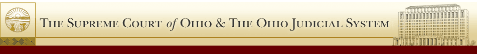 Logo of Supreme Court of Ohio and Ohio Judicial System